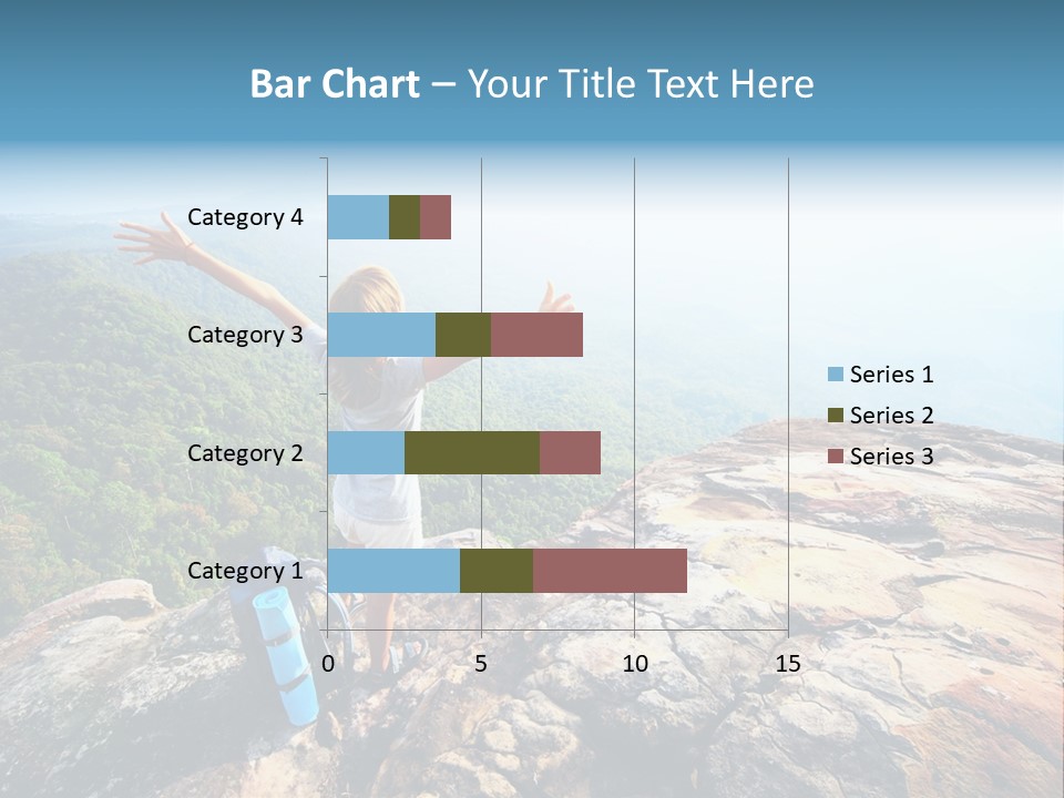 Hill Backpack Adventure PowerPoint Template