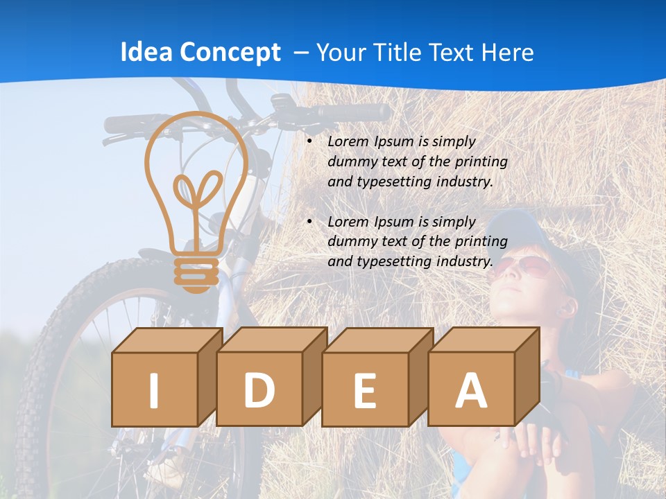 Hat Looking View PowerPoint Template