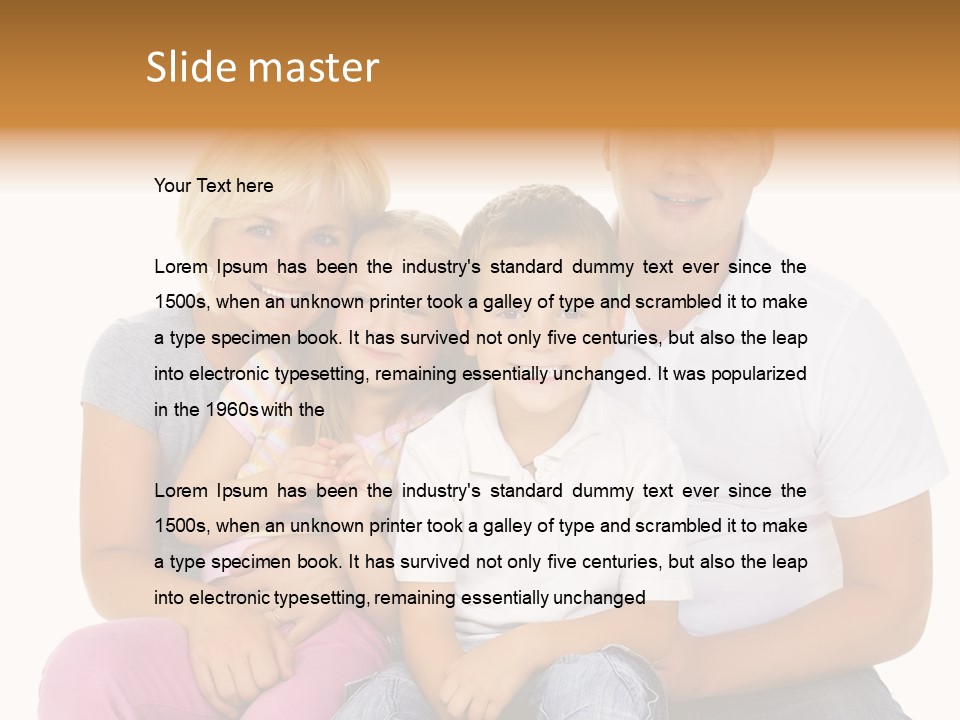 Male Happiness Man PowerPoint Template