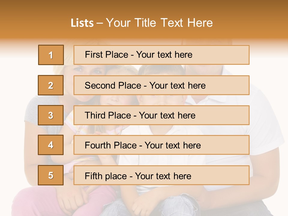 Male Happiness Man PowerPoint Template