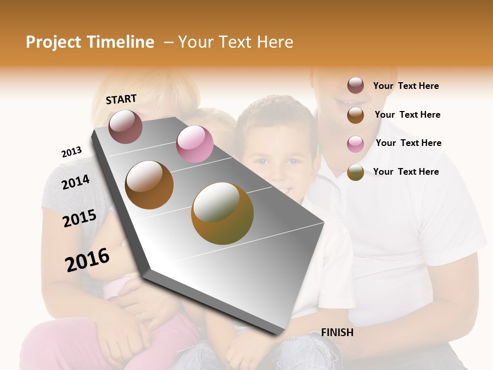 Male Happiness Man PowerPoint Template