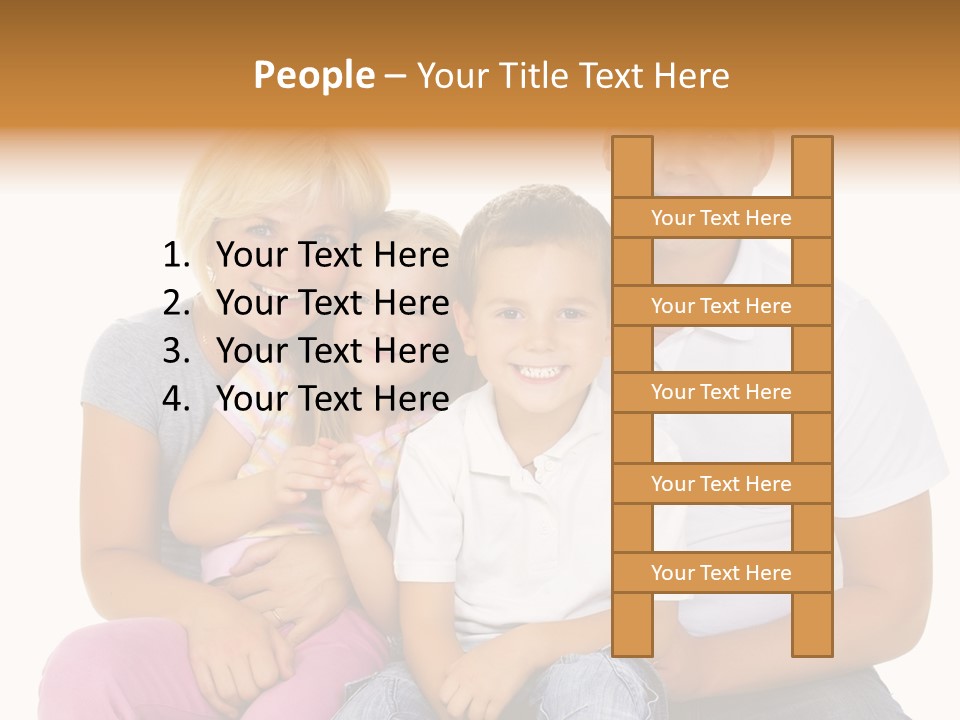 Male Happiness Man PowerPoint Template
