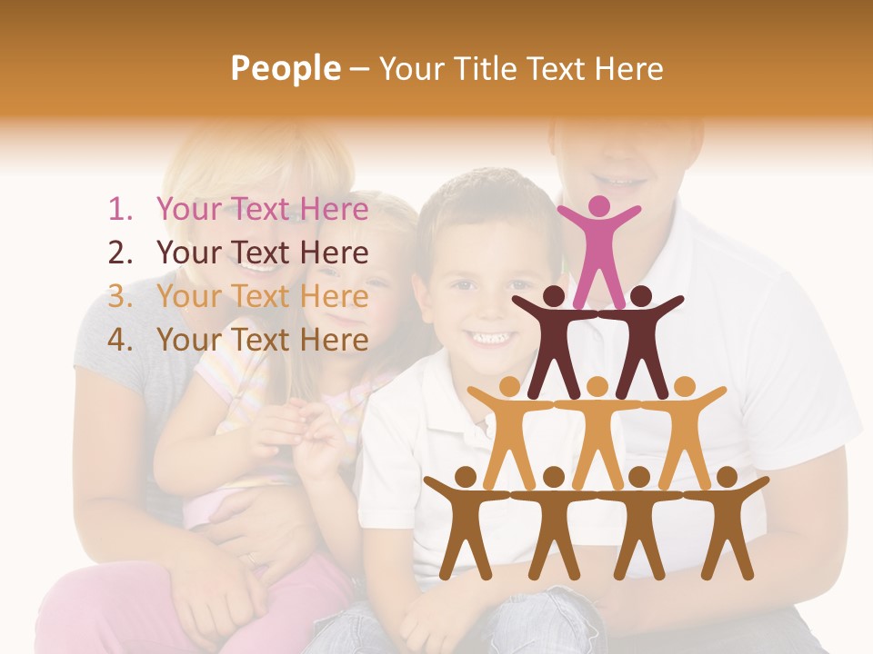 Male Happiness Man PowerPoint Template