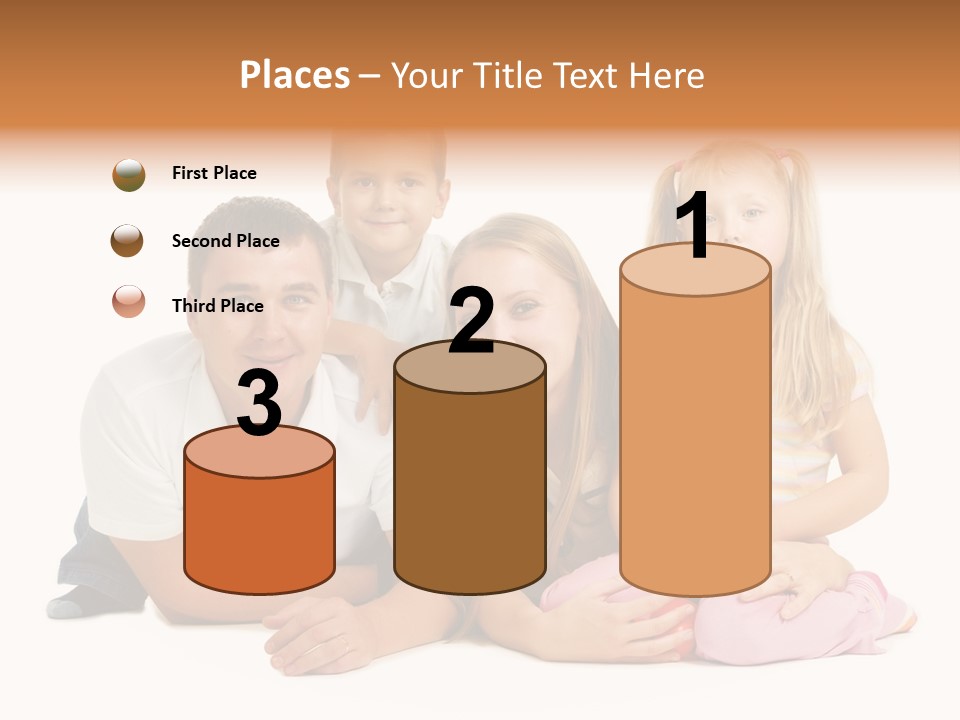 Little Affectionate Woman PowerPoint Template