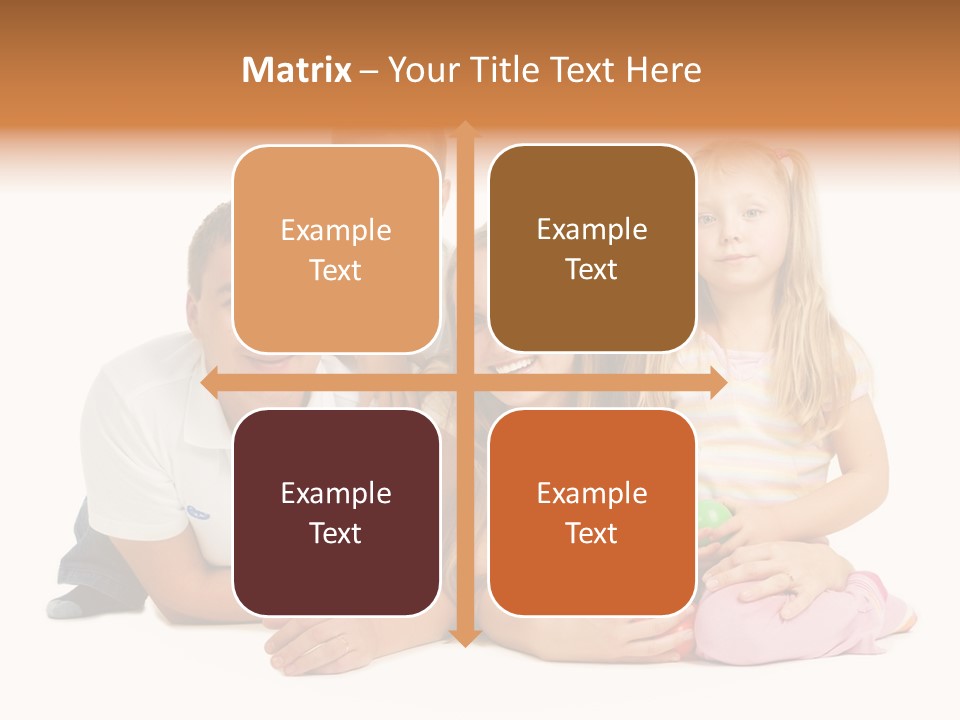 Little Affectionate Woman PowerPoint Template