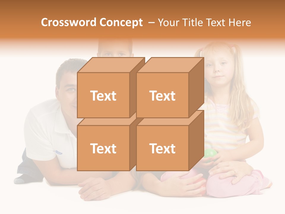 Little Affectionate Woman PowerPoint Template