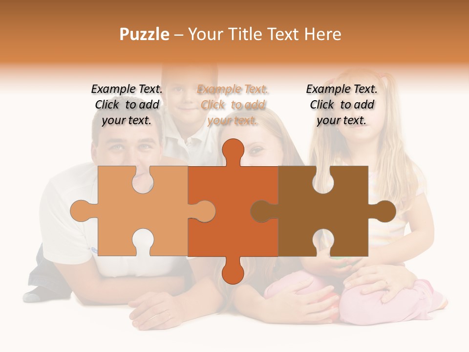 Little Affectionate Woman PowerPoint Template