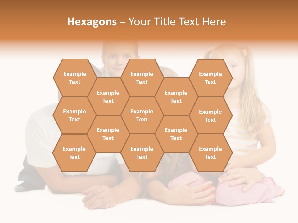 Little Affectionate Woman PowerPoint Template