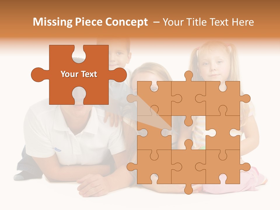 Little Affectionate Woman PowerPoint Template