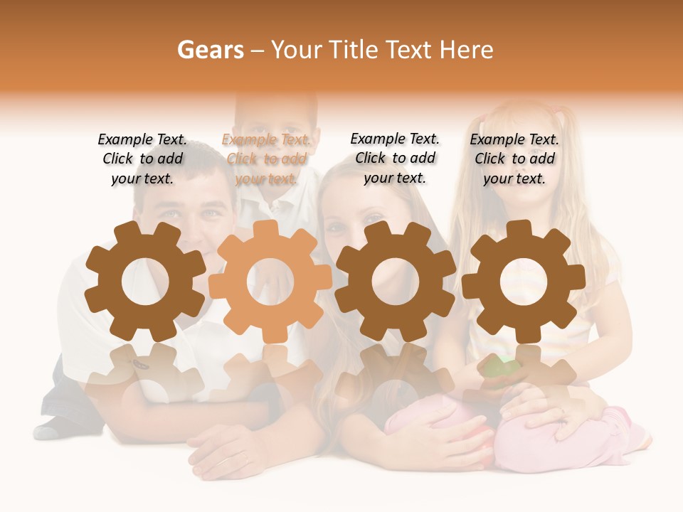 Little Affectionate Woman PowerPoint Template