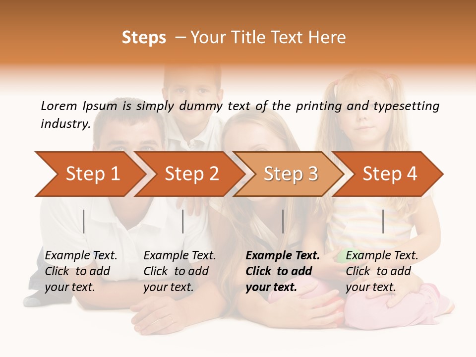 Little Affectionate Woman PowerPoint Template