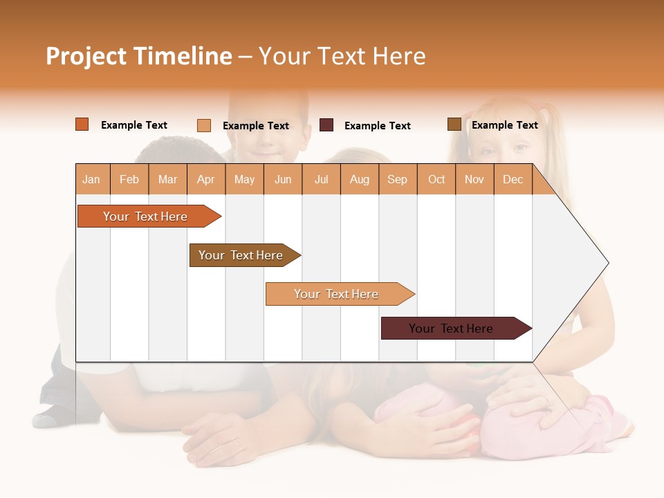 Little Affectionate Woman PowerPoint Template