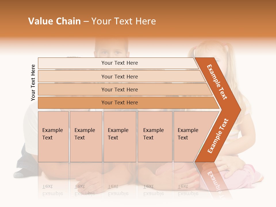 Little Affectionate Woman PowerPoint Template