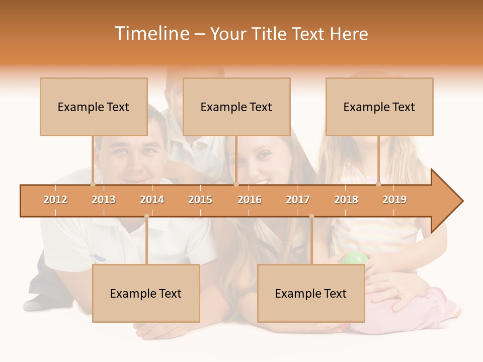 Little Affectionate Woman PowerPoint Template