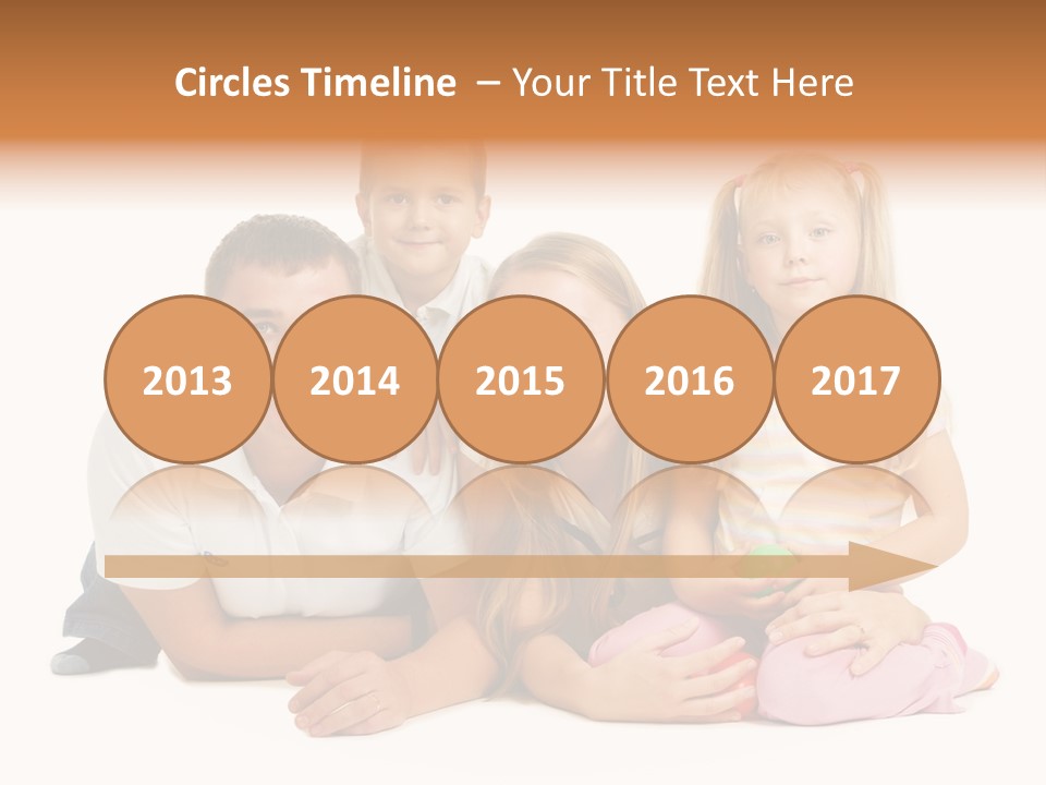 Little Affectionate Woman PowerPoint Template