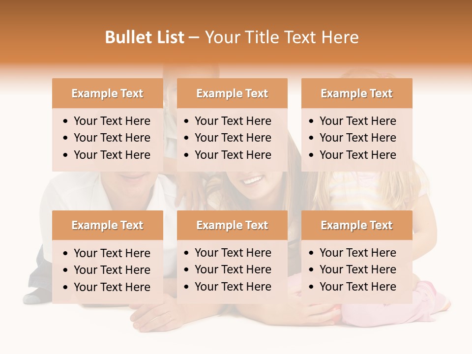 Little Affectionate Woman PowerPoint Template