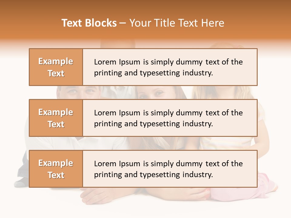 Little Affectionate Woman PowerPoint Template