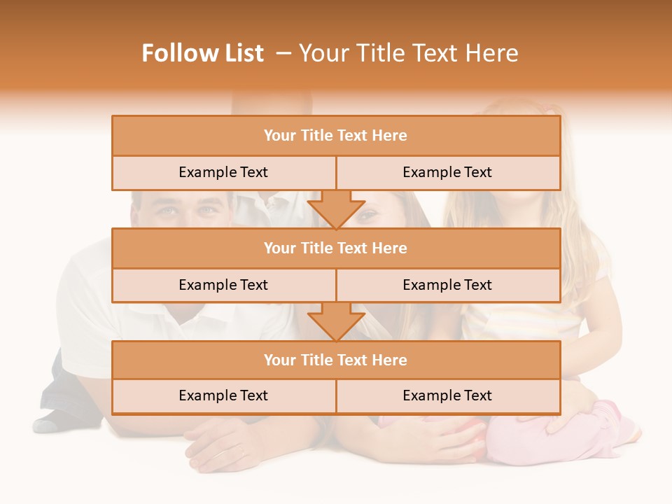 Little Affectionate Woman PowerPoint Template