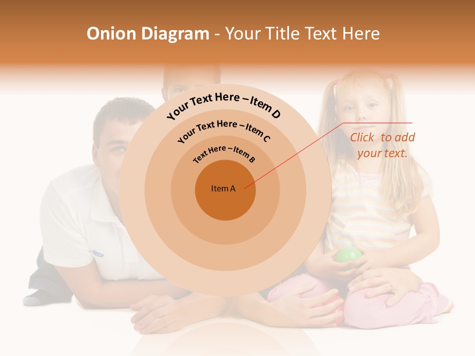 Little Affectionate Woman PowerPoint Template