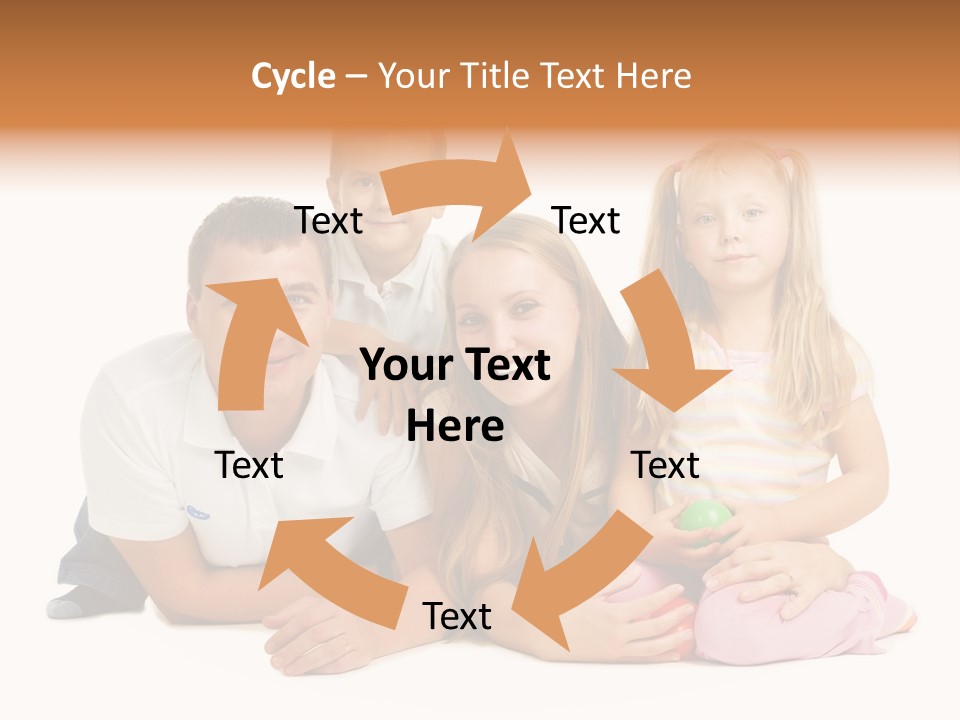 Little Affectionate Woman PowerPoint Template