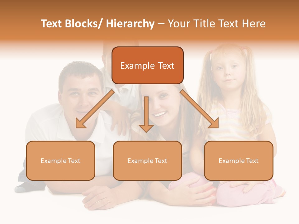 Little Affectionate Woman PowerPoint Template