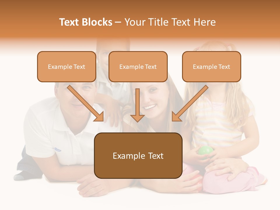 Little Affectionate Woman PowerPoint Template