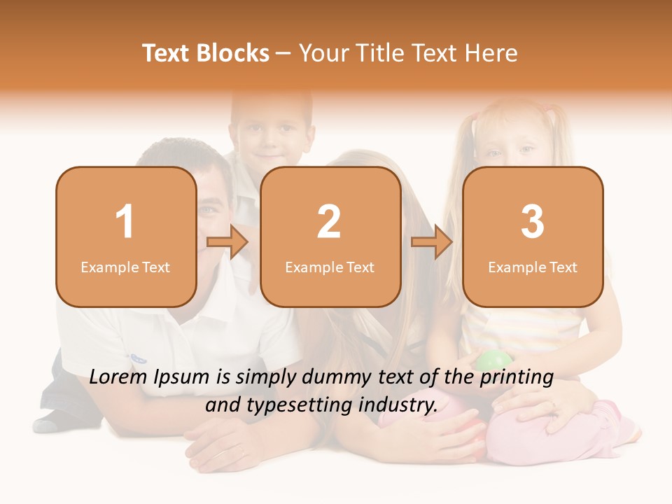 Little Affectionate Woman PowerPoint Template