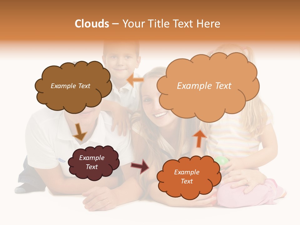 Little Affectionate Woman PowerPoint Template