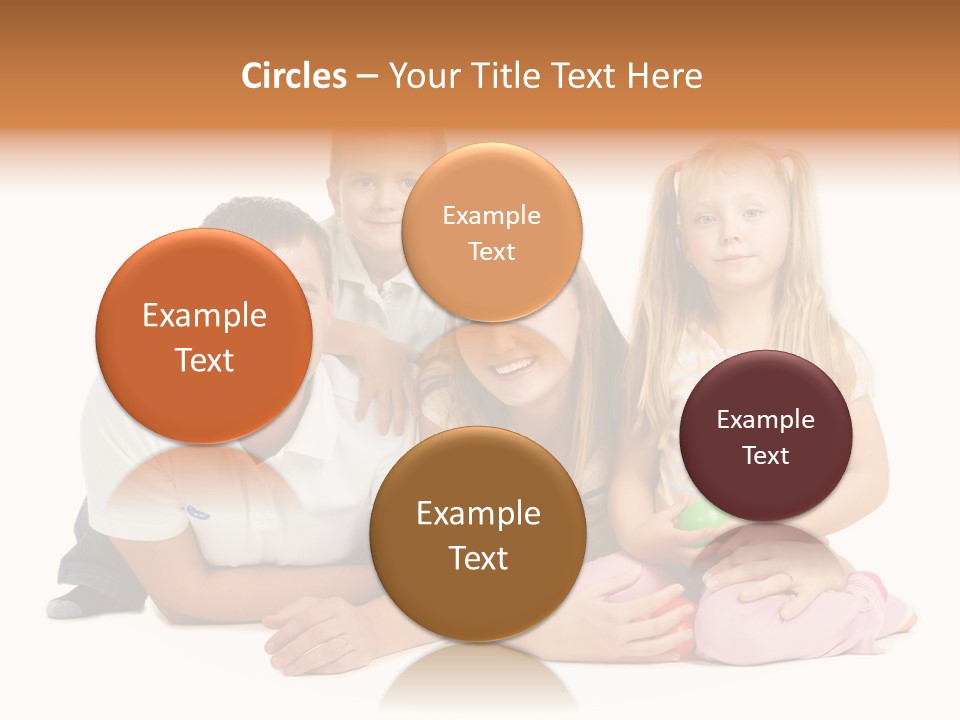 Little Affectionate Woman PowerPoint Template