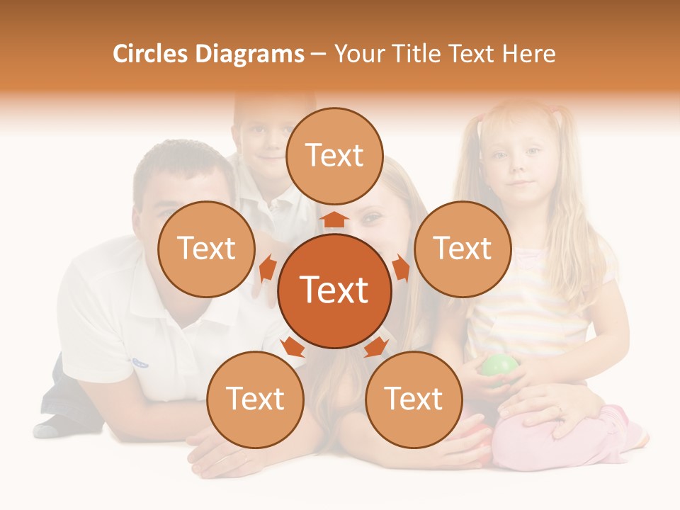 Little Affectionate Woman PowerPoint Template