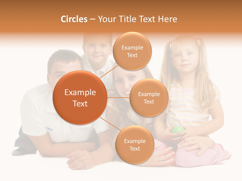 Little Affectionate Woman PowerPoint Template