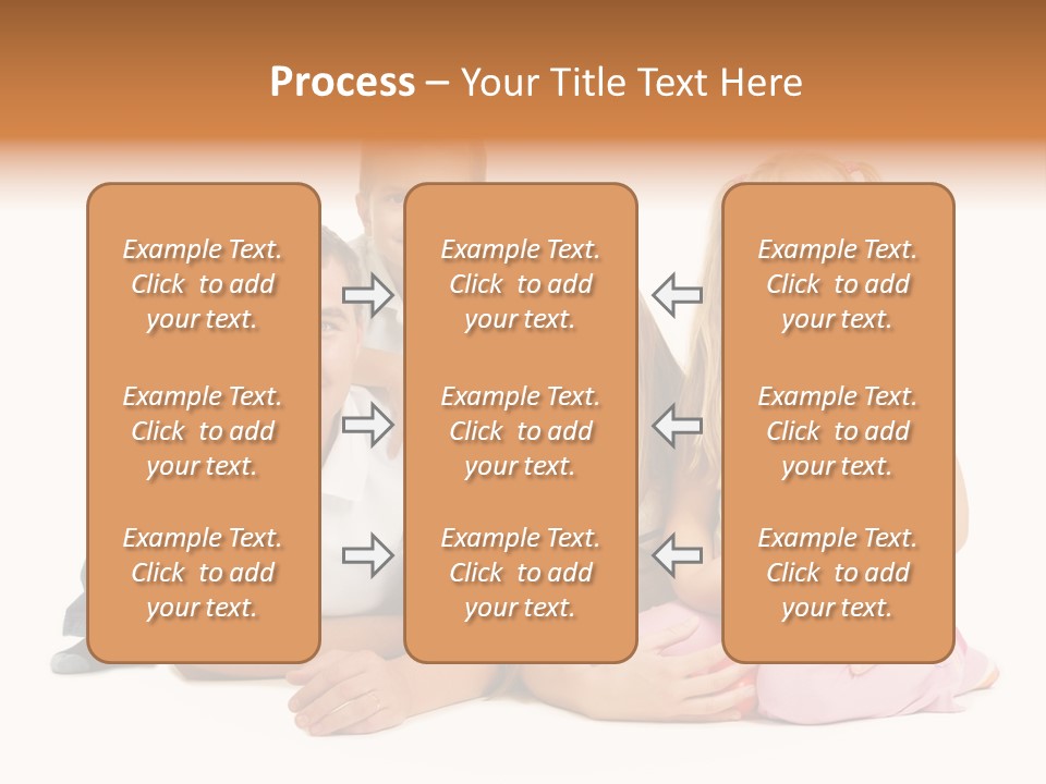 Little Affectionate Woman PowerPoint Template