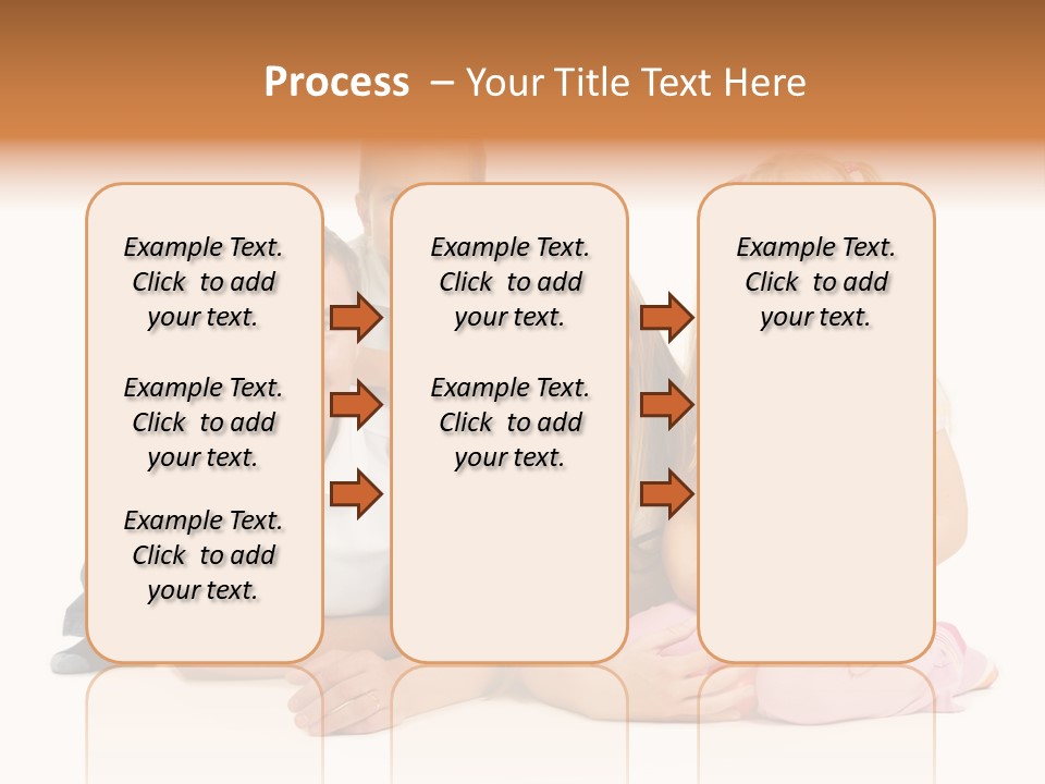 Little Affectionate Woman PowerPoint Template