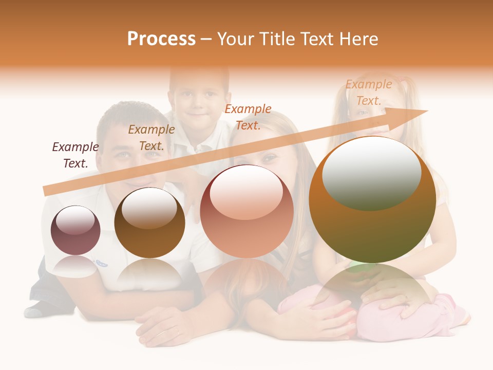 Little Affectionate Woman PowerPoint Template