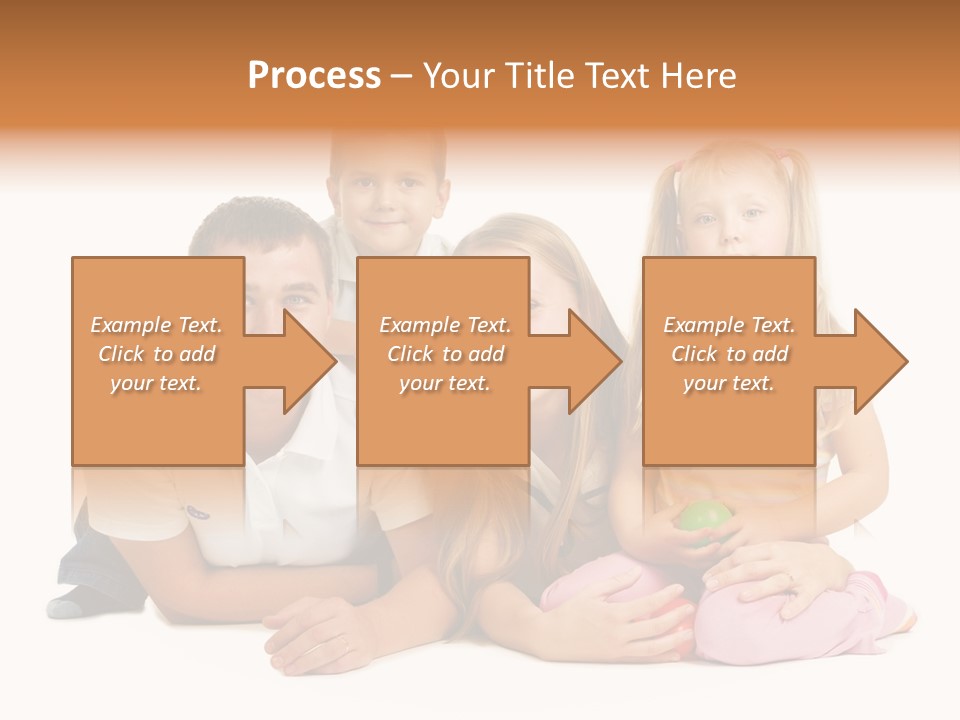 Little Affectionate Woman PowerPoint Template