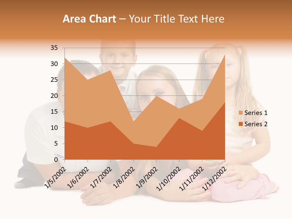 Little Affectionate Woman PowerPoint Template