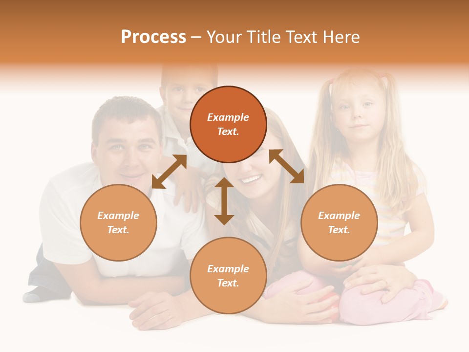 Little Affectionate Woman PowerPoint Template