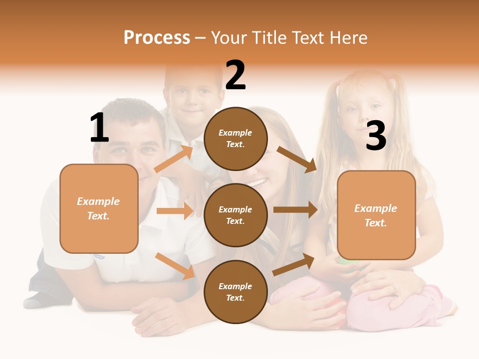 Little Affectionate Woman PowerPoint Template