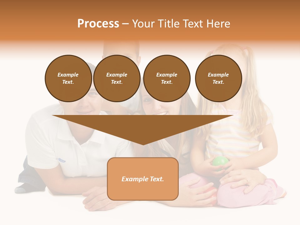 Little Affectionate Woman PowerPoint Template