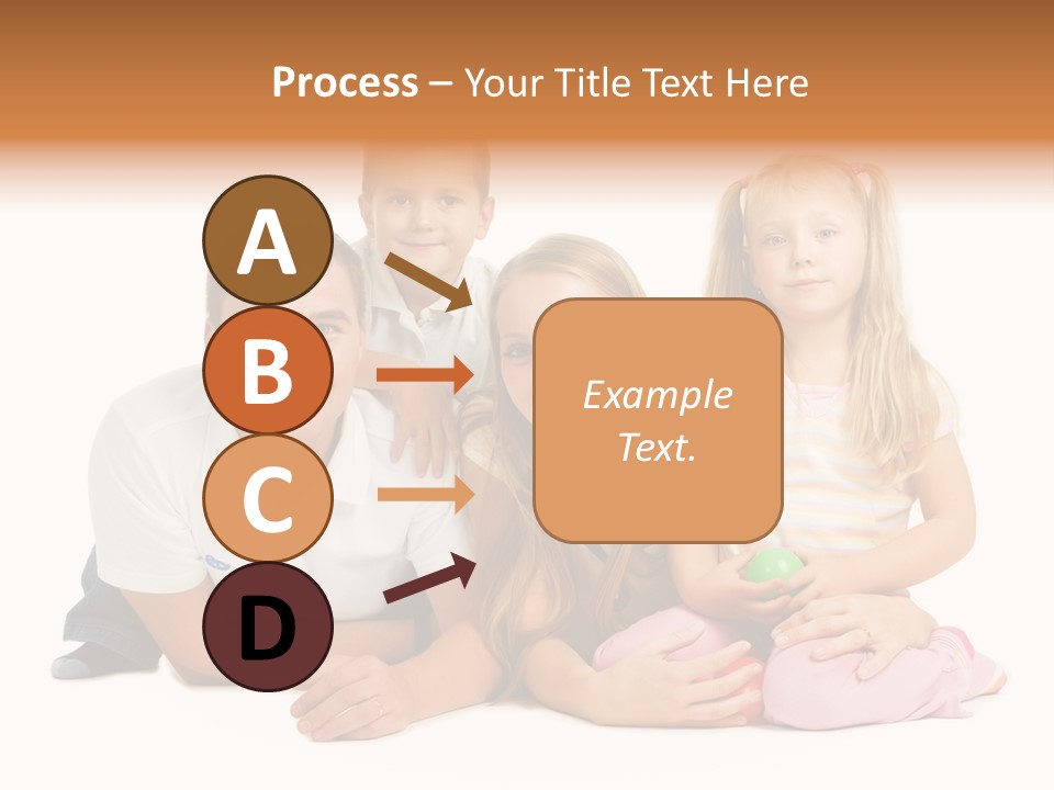 Little Affectionate Woman PowerPoint Template