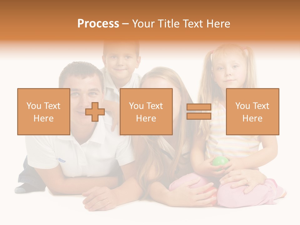 Little Affectionate Woman PowerPoint Template