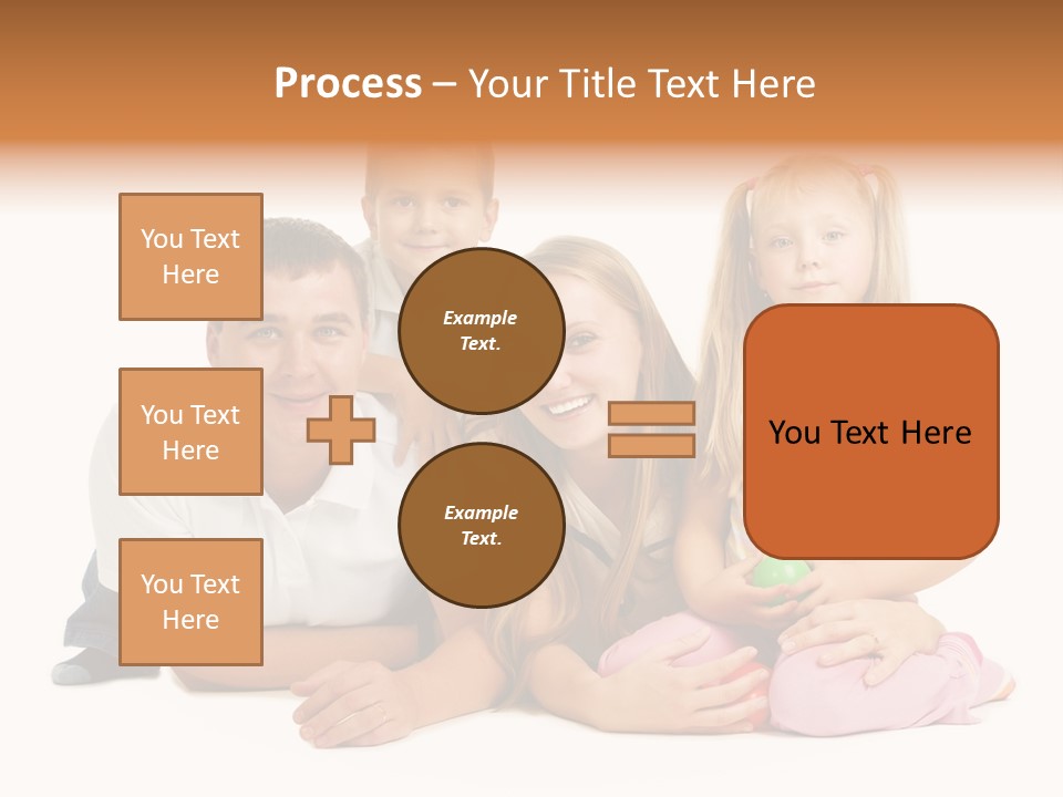 Little Affectionate Woman PowerPoint Template