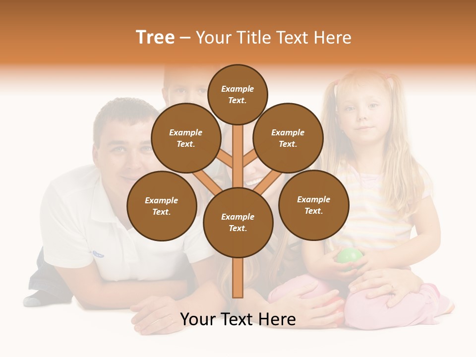 Little Affectionate Woman PowerPoint Template