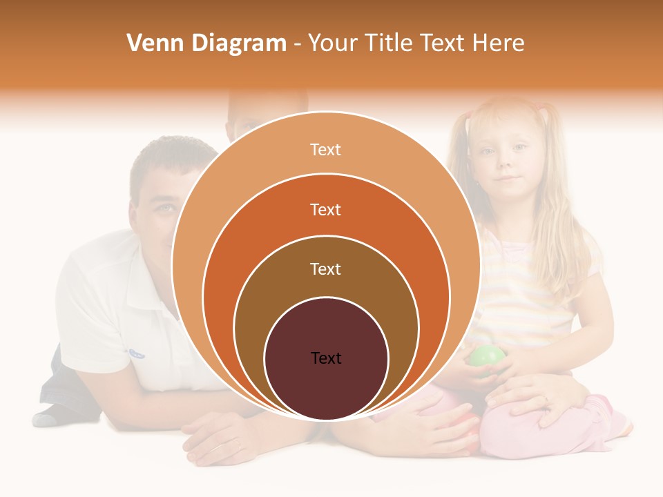 Little Affectionate Woman PowerPoint Template