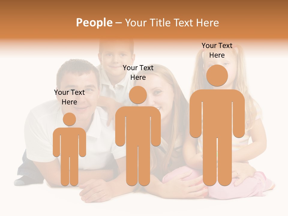 Little Affectionate Woman PowerPoint Template