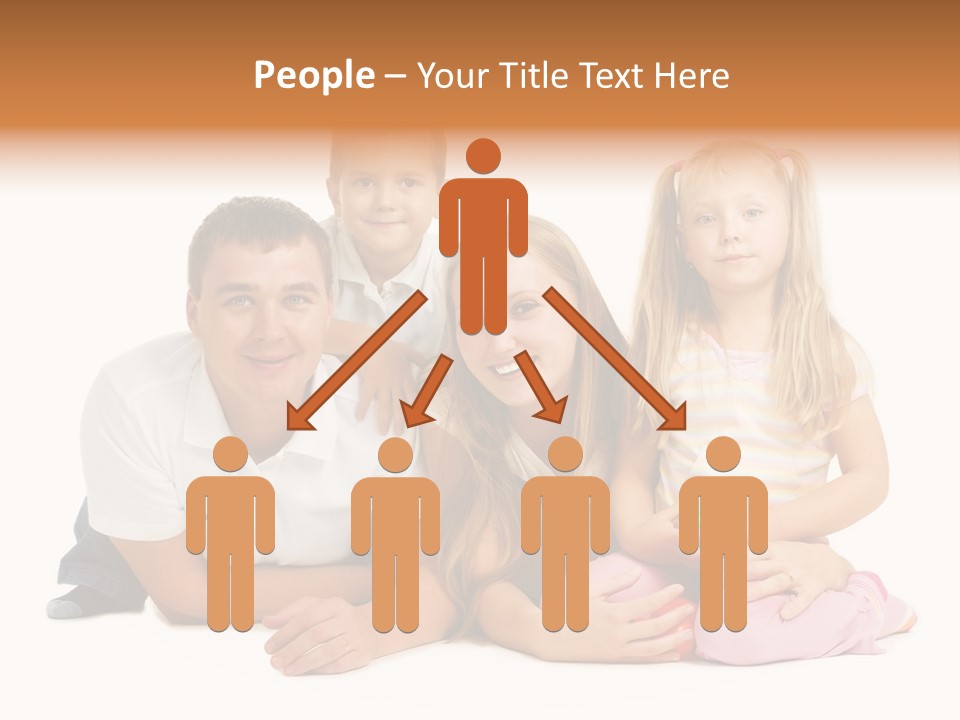 Little Affectionate Woman PowerPoint Template