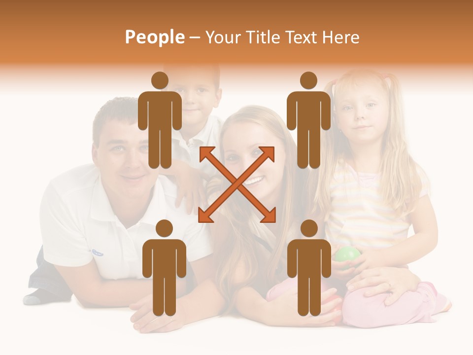 Little Affectionate Woman PowerPoint Template