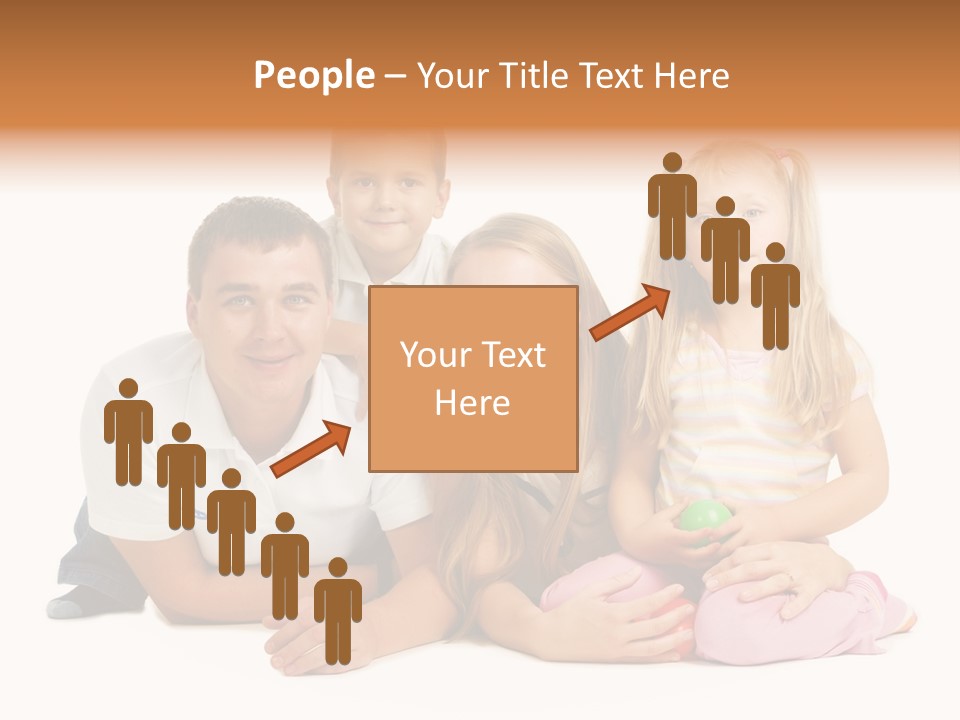 Little Affectionate Woman PowerPoint Template