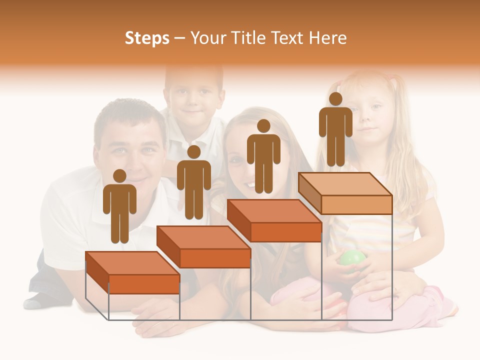 Little Affectionate Woman PowerPoint Template