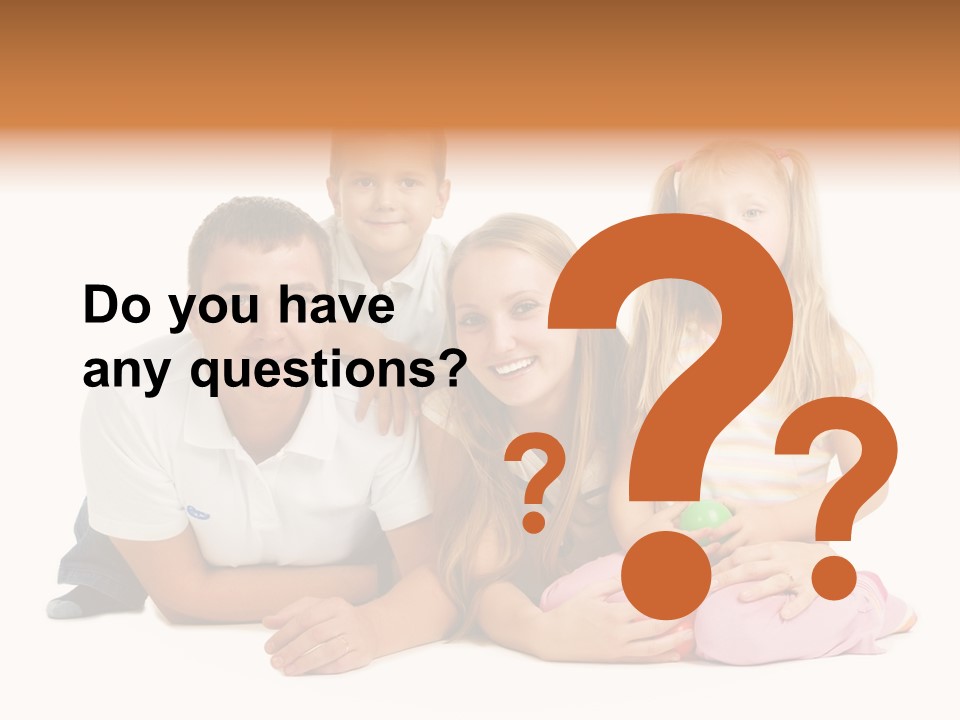 Little Affectionate Woman PowerPoint Template